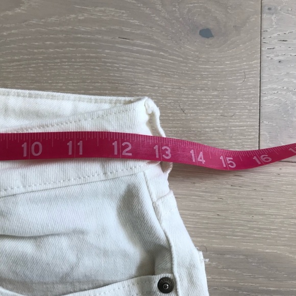 Everlane The Curvy Cheeky  Straight Leg Jeans bone White Size 25 - Picture 8 of 11